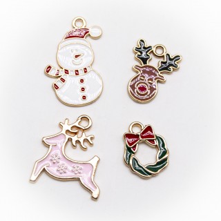 Новогодние подвески, микс 4шт SKF-508/9